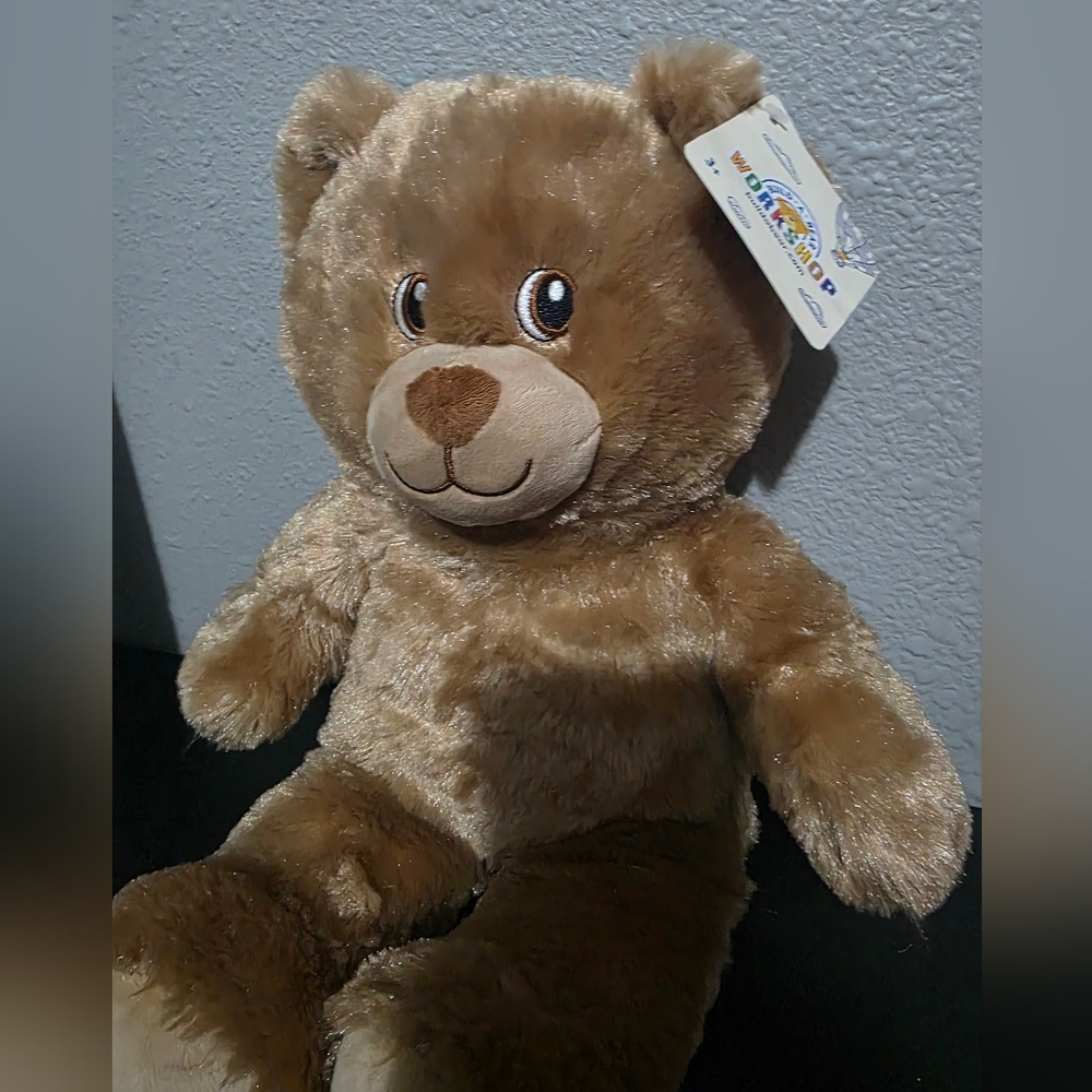 Teddy Bear Build a Bear Lil Brownie Super Soft Plush 16" Brown NWT